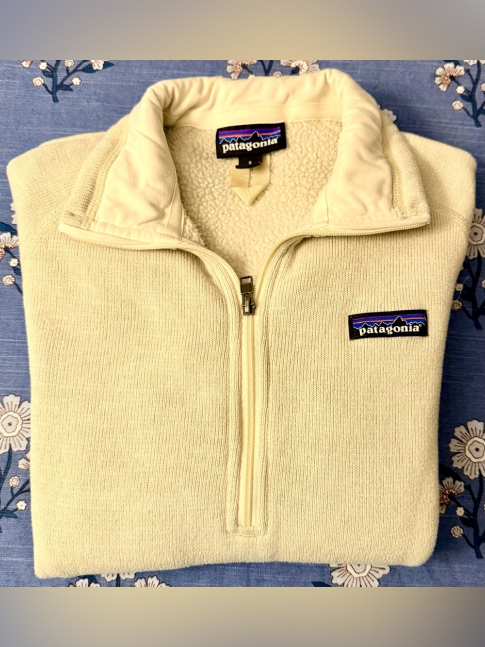 Patagonia Better Sweater Quarter-Zip Performance Jacket - Beige - Women’s Size S